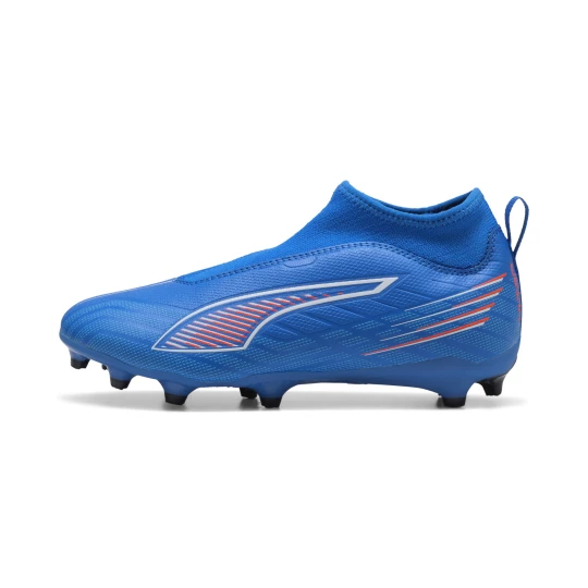Obrázek produktu PUMA ULTRA 6 MATCH+ FG/AG Laceless Football Boots Youth, Shoes, Ultra Blue/White/Glowing Red