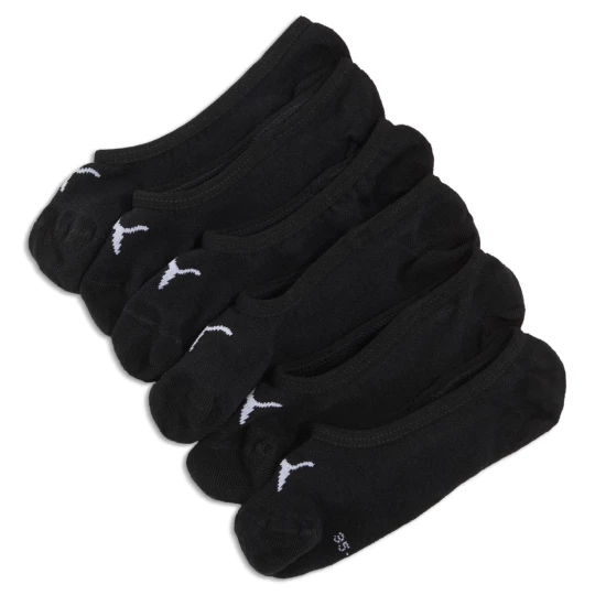 Obrázek produktu PUMA Unisex Footie 3 Pack, Clothing, Black
