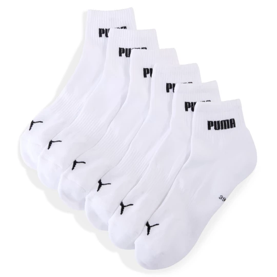 Obrázek produktu PUMA Unisex Quarter Socks 3 pack, Clothing, White