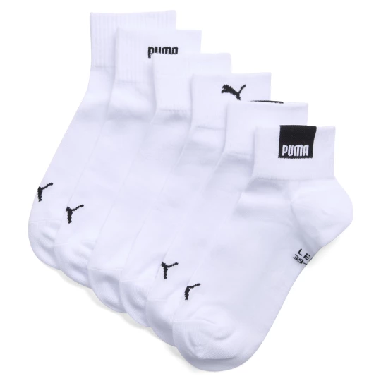 Obrázek produktu PUMA Unisex Quarter Socks (3-Pack), Clothing, White/Black