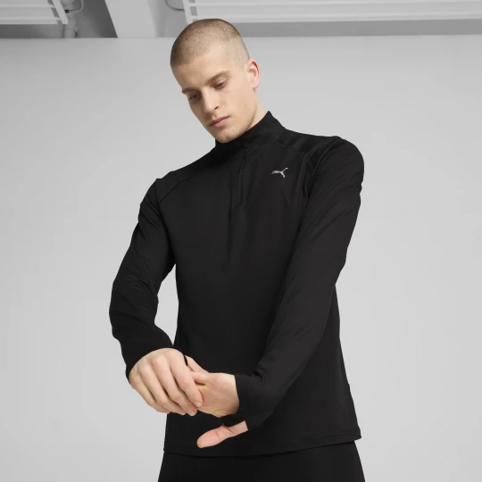 Obrázek produktu PUMA VELOCITY CLOUDSPUN Running Quarter-Zip Top Men, Clothing, Black