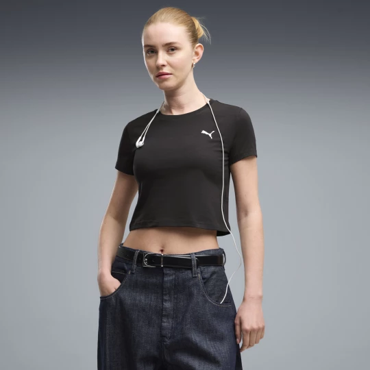Obrázek produktu PUMA WARDROBE Essentials Baby Tee Women, Clothing, White