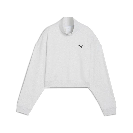 Obrázek produktu PUMA Wardrobe Essentials Go Together Oversized Crew Sweatshirt Youth, Shop, Alpine Snow/Melange