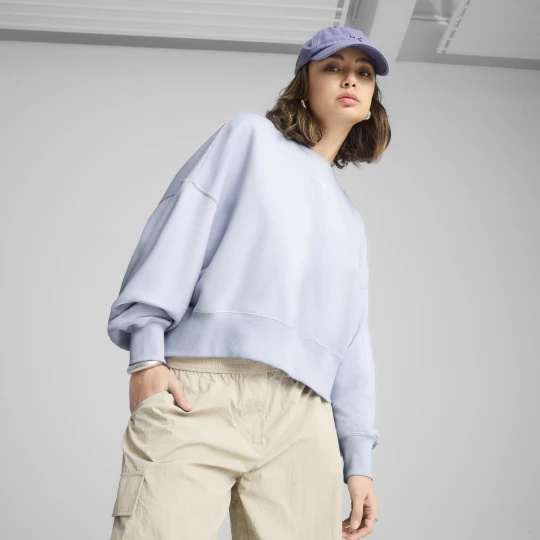 Obrázek produktu PUMA WARDROBE Essentials Oversized Crew Women, Clothing, Cool Weather