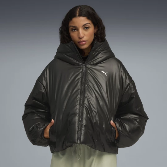 Obrázek produktu PUMA Wardrobe Essentials Shiny Padded Jacket Women, Clothing, Black