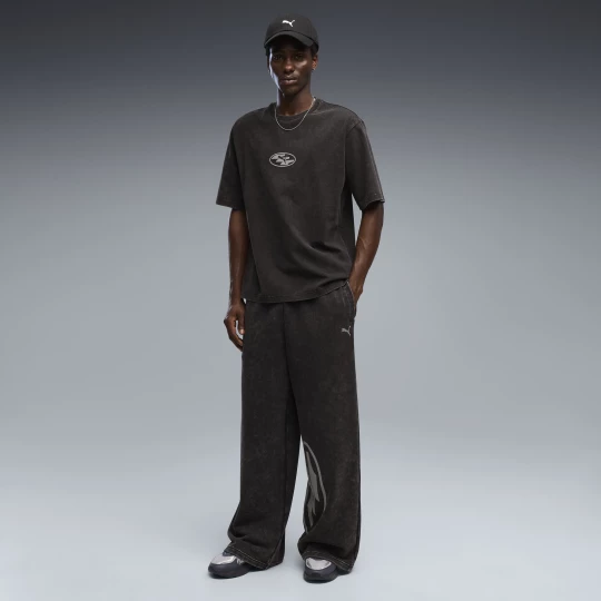 Obrázek produktu PUMA Wide Graphic Pants Unisex, Clothing, Black