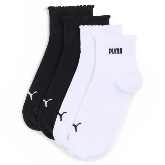 Obrázek produktu PUMA Women's Quarter Socks (2-Pack), Women, White/Black