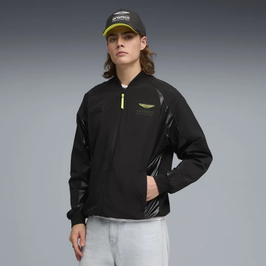 Obrázek produktu PUMA x ASTON MARTIN ARAMCO F1® TEAM Lifestyle Bomber Jacket Men, Clothing, Black
