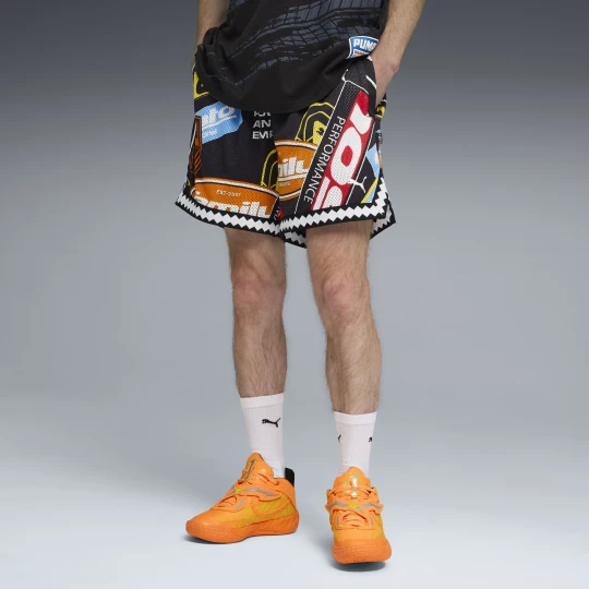 Obrázek produktu PUMA x FAST & FURIOUS 6" Mesh Shorts Men, Clothing, Black/Aop