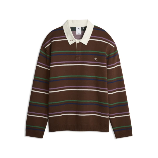 Obrázek produktu PUMA x LE PÈRE Knitted Rugby Relaxed Polo Men, Clothing, Potting Soil