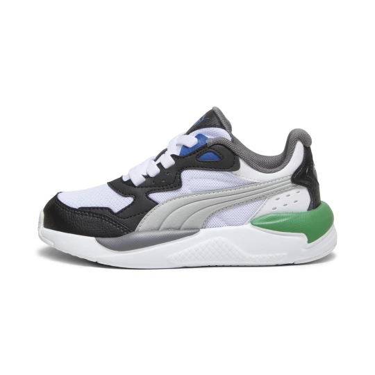 Obrázek produktu PUMA X-Ray Speed AC Kids' Trainers, Shoes, White/Black/Hyperlink Blue