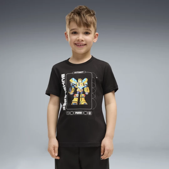 Obrázek produktu PUMA x TRANSFORMERS Graphic Tee Kids, Clothing, Black