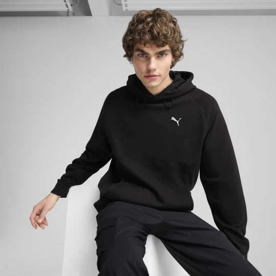 Obrázek produktu PUMATECH DELTAKNIT Relaxed Hoodie Men, Clothing, Black
