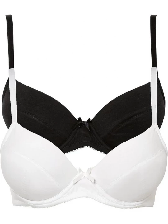 Obrázek produktu Push-up podprsenka s kosticemi a organickou bavlnou (2 ks v balení) BonPrix