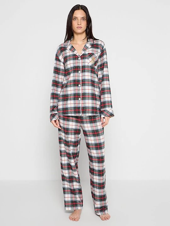 Obrázek produktu Pyžamo Lauren Ralph Lauren skvrnitě žlutá