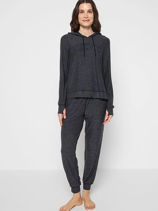 Obrázek produktu Pyžamová sada DKNY skvrnitě antracitová