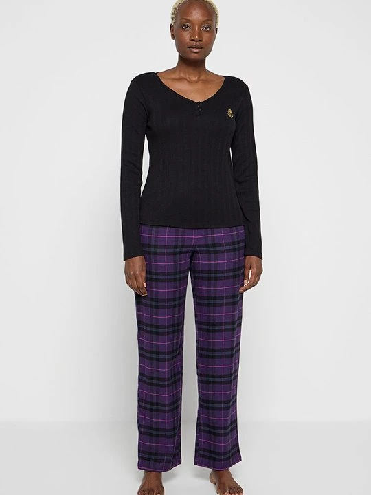 Obrázek produktu Pyžamová sada Lauren Ralph Lauren fialová