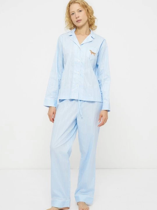 Obrázek produktu Pyžamová sada Lauren Ralph Lauren světle modrá