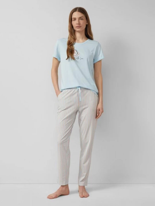 Obrázek produktu Pyžamové kalhoty se střihem Slim Fit a potiskem po celé ploše s.Oliver