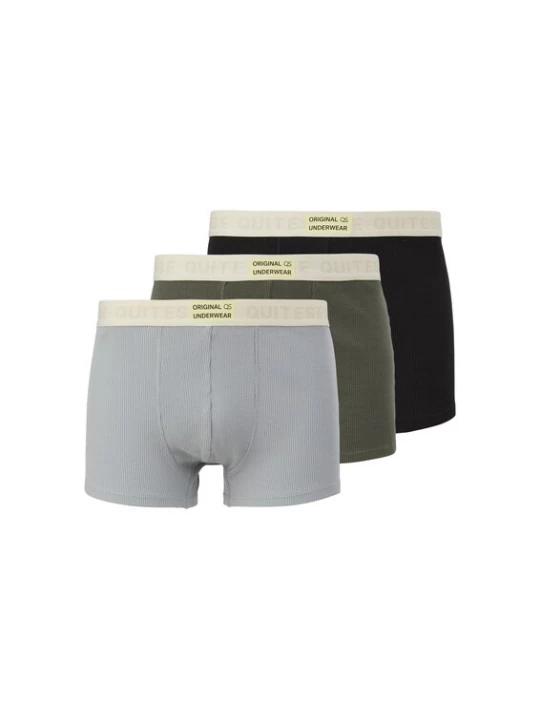 Obrázek produktu QS Boxerky námořnická modř / světle šedá / zelená
