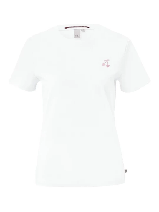 Obrázek produktu QS Tričko růžová / bílá