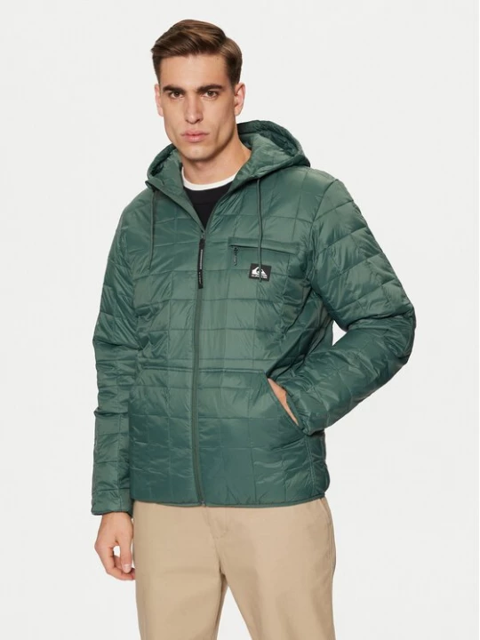 Obrázek produktu Quiksilver Bunda pro přechodné období Check Mate EQYJK04095 Zelená Regular Fit