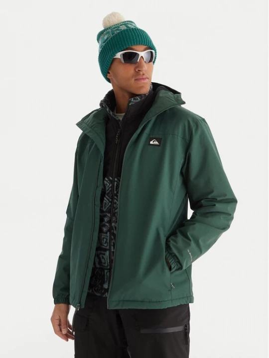 Obrázek produktu Quiksilver Bunda pro přechodné období Overcast 3K EQYJK04202 Zelená Regular Fit