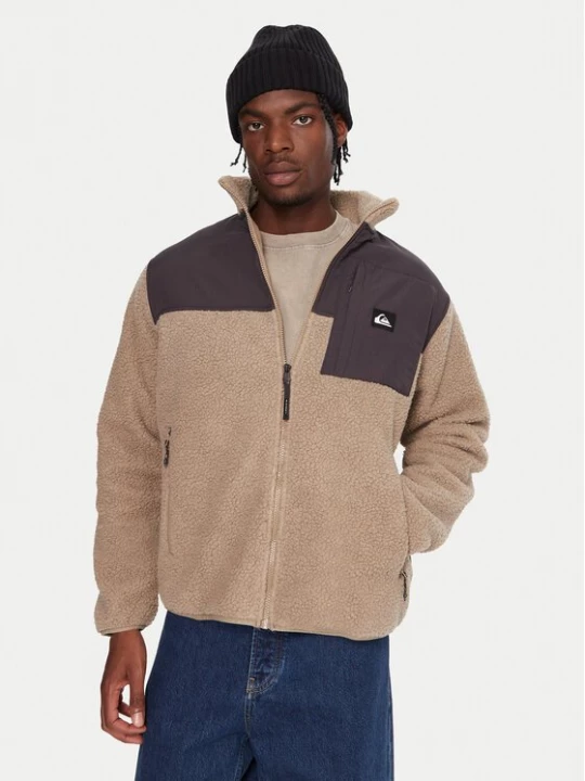 Obrázek produktu Quiksilver Fleecová mikina Shallow Water EQYPF03076 Béžová Regular Fit
