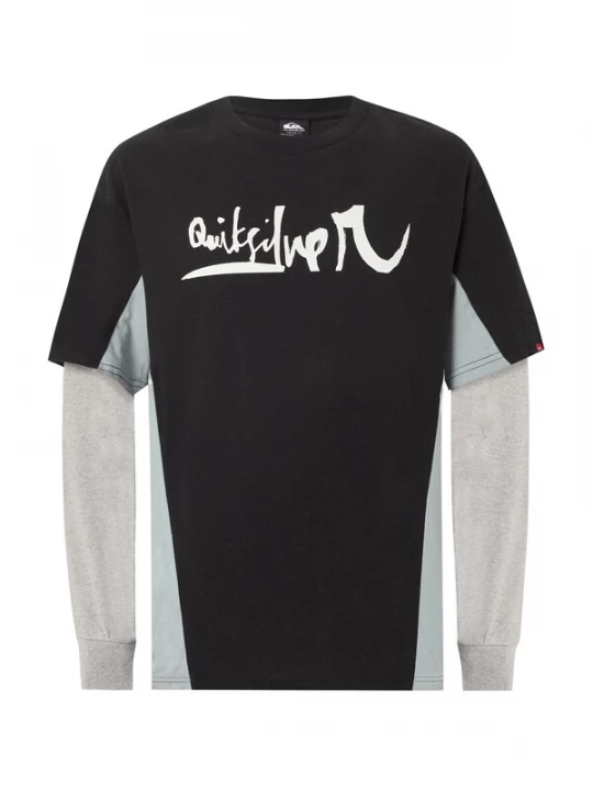 Obrázek produktu QUIKSILVER Funkční tričko 'SYNC DOUBLE' šedá / černá / bílá