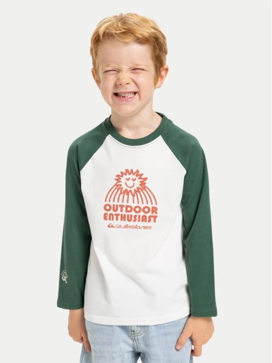 Obrázek produktu Quiksilver Halenka Ev Spot On Raglan EQKZT03574 Bílá Regular Fit