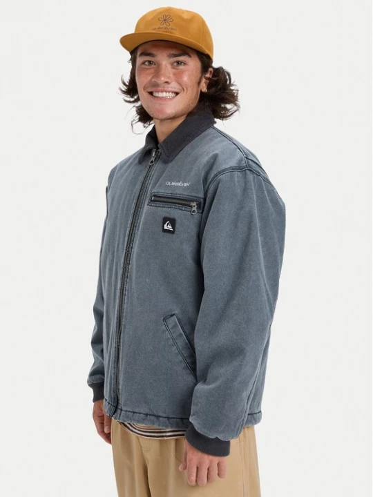 Obrázek produktu Quiksilver Jeansová bunda Shaper Pad EQYJK04174 Šedá Regular Fit