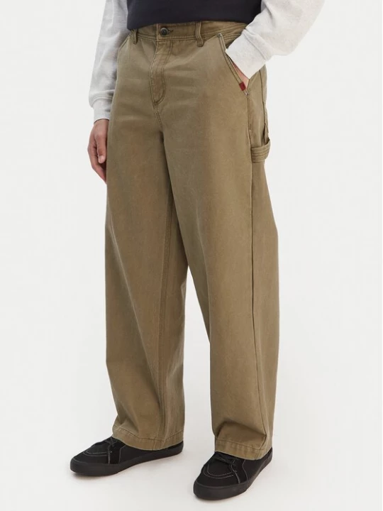Obrázek produktu Quiksilver Jeansy Mercury Straight Out EQYNP03325 Béžová Wide Leg