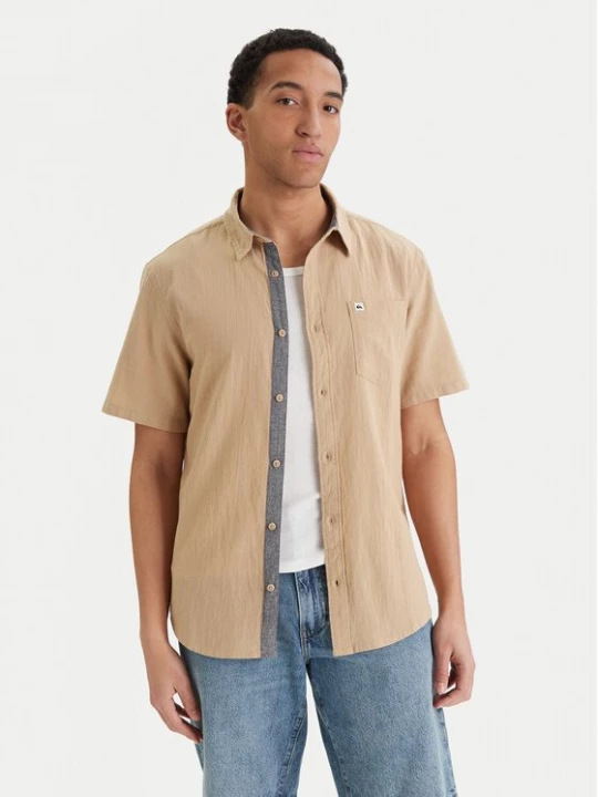 Obrázek produktu Quiksilver Košile Time Box EQYWT04622 Béžová Regular Fit