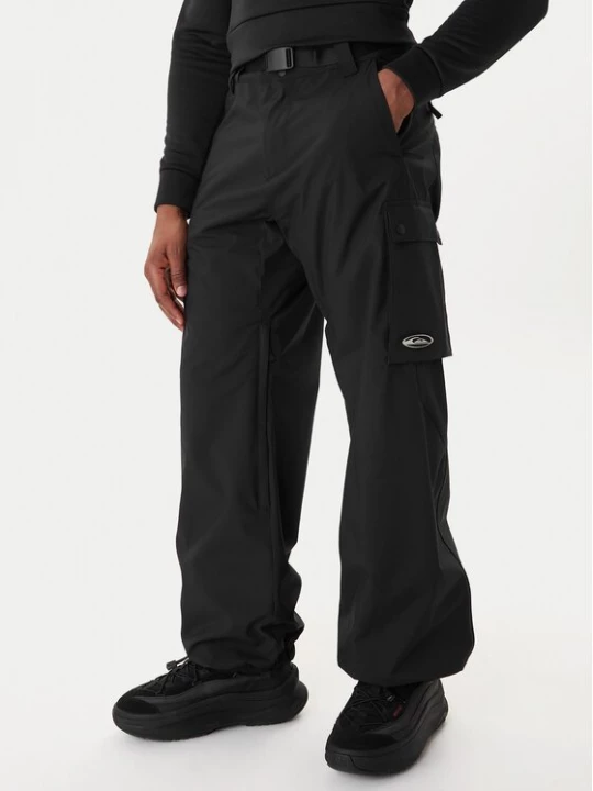 Obrázek produktu Quiksilver Lyžařské kalhoty Snow Down Cargo EQYTP03231 Černá Relaxed Fit
