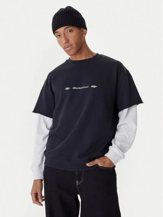 Obrázek produktu Quiksilver Mikina Openbar Crew EQYFT05154 Černá Oversize