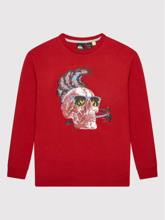 Obrázek produktu Quiksilver Mikina Smoke EQBFT03791 Červená Regular Fit