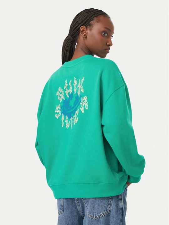 Obrázek produktu Quiksilver Mikina Standard Crew EQWFT03188 Tyrkysová Regular Fit