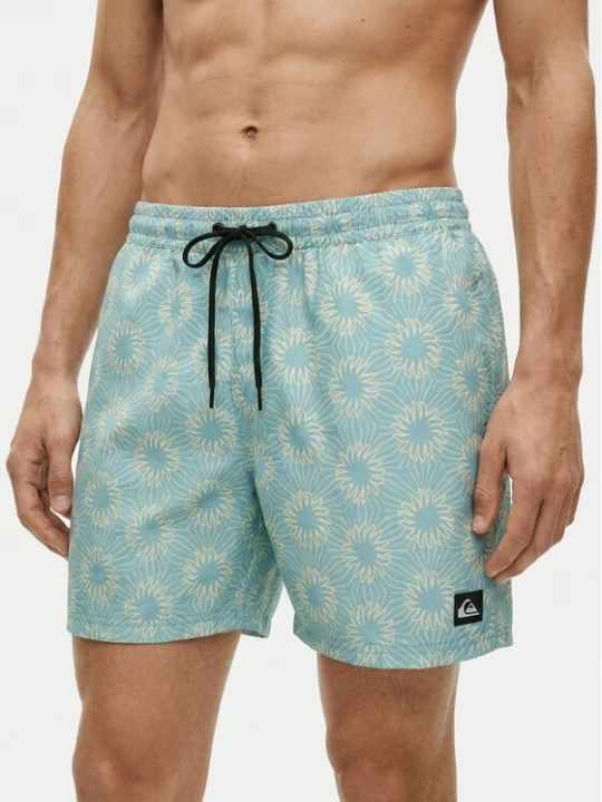 Obrázek produktu Quiksilver Plavecké šortky Everyday Printed Volley 15 EQYJV04219 Tyrkysová Regular Fit