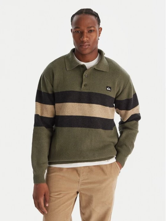 Obrázek produktu Quiksilver Svetr Cooper EQYSW03331 Zelená Regular Fit