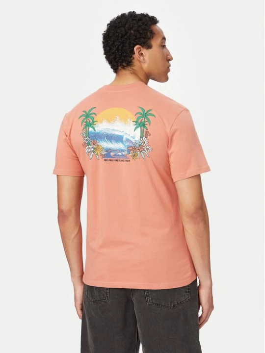 Obrázek produktu Quiksilver T-Shirt EV Barrel Paradise EQYZT08285 Světle růžová Regular Fit