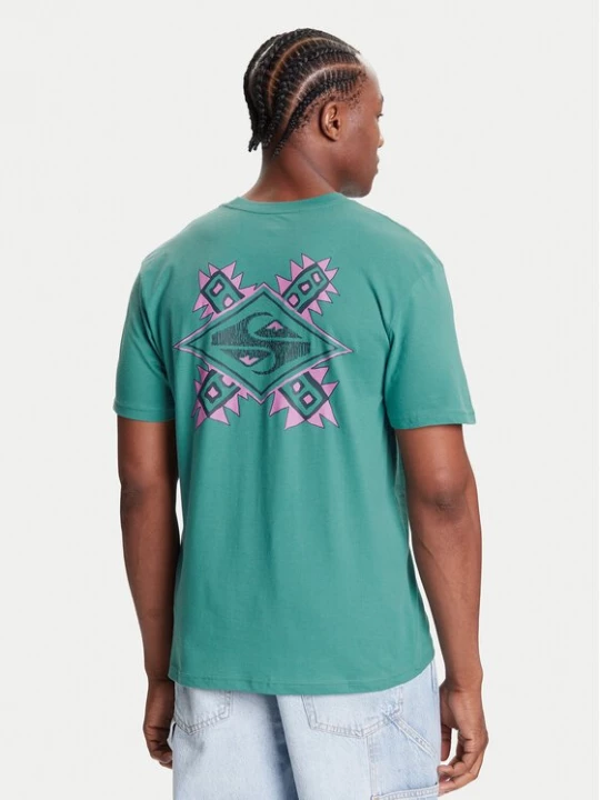 Obrázek produktu Quiksilver T-Shirt Ev Swell Ovation Ss EQYZT08187 Zelená Comfort Fit
