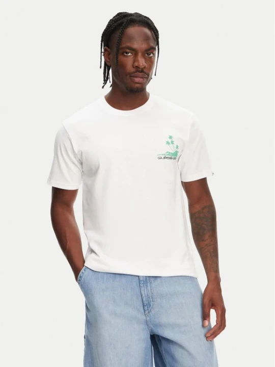 Obrázek produktu Quiksilver T-Shirt Palm Lines Ss EQYZT08057 Bílá