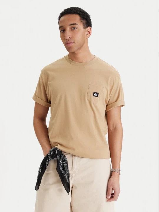 Obrázek produktu Quiksilver T-Shirt Salt Water EQYZT08205 Béžová Comfort Fit