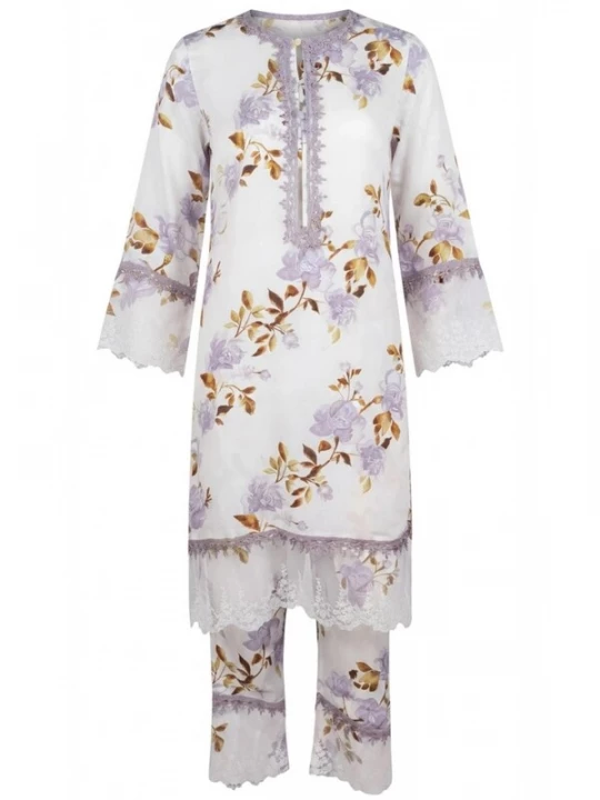 Obrázek produktu Radwa Tunika 'RADWA 2 PCs Women's Floral Co-ord Set' offwhite