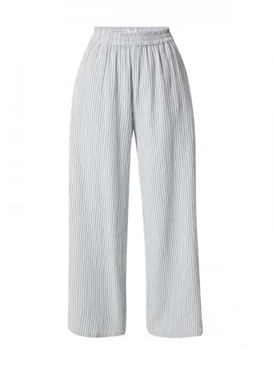 Obrázek produktu RÆRE by Lorena Rae Kalhoty  chladná modrá / bílá