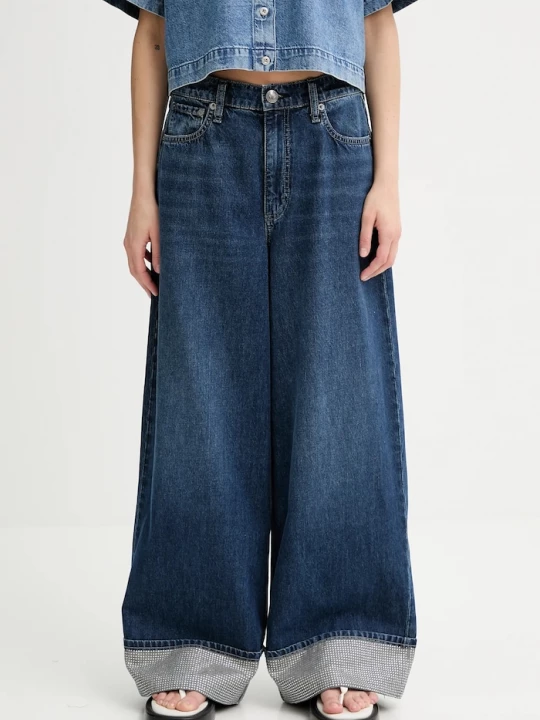 Obrázek produktu rag & bone Bavlněné džíny Rag & Bone modrá