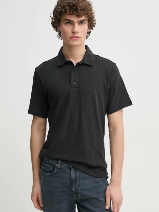 Obrázek produktu rag & bone Bavlněné polo tričko Rag & Bone černá