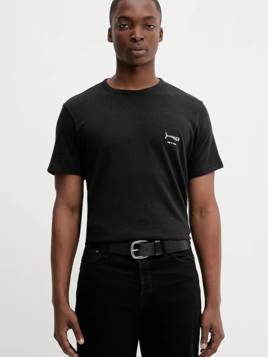 Obrázek produktu rag & bone Bavlněné tričko Rag & Bone černá