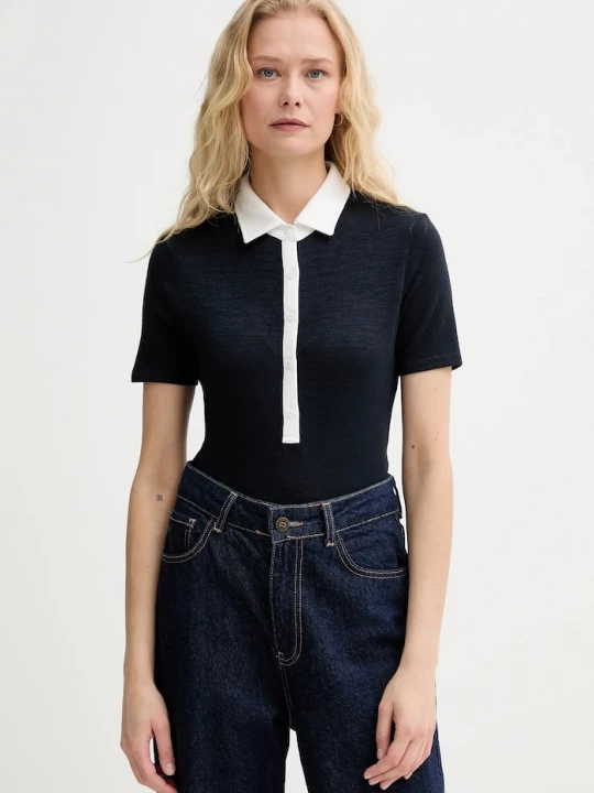 Obrázek produktu rag & bone Polo tričko Rag & Bone námořnická modř