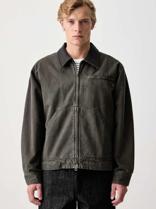 Obrázek produktu rag & bone přechodová bunda pánská bavlněná zelená